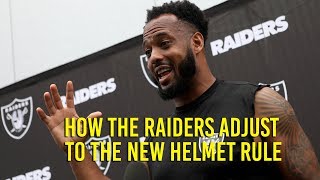 Oakland raiders adjust to new helmet rule
