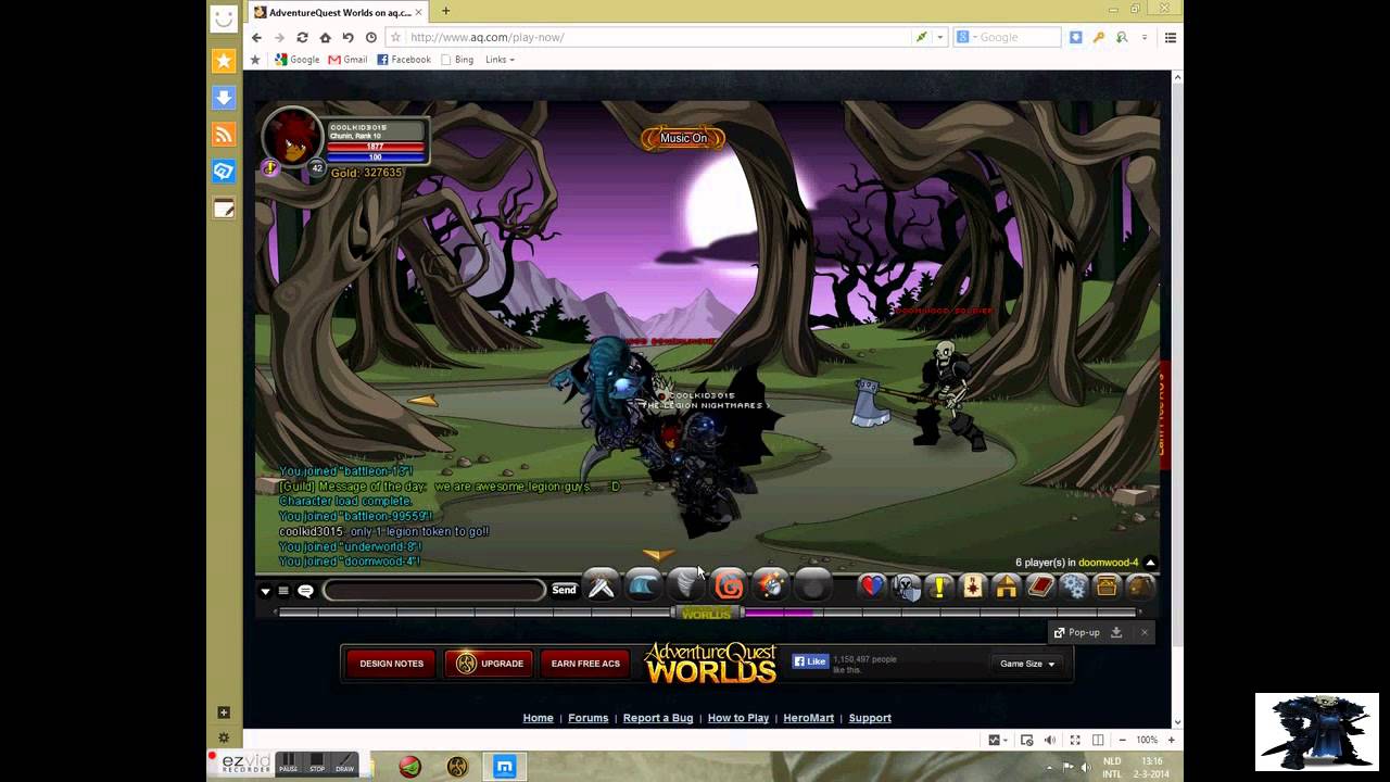 AQWorlds-getting dreadmarch