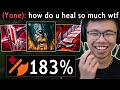 This full lifesteal Olaf build outheals all 5 enemy players. It might be broken...
