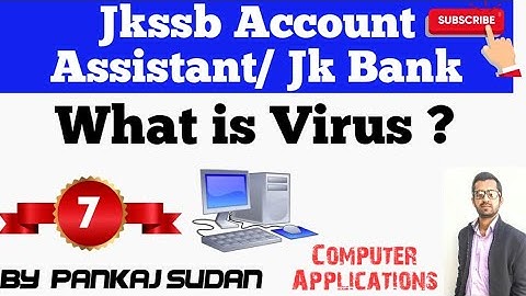 Computer Lecture 7 || Jkssb Accounts Assistant || #jkstudyhotspot
