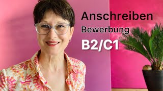 Anschreiben für Bewerbung | Ausbildung Energie- u. Gebäudetechnik | B2/C1 | Deutsch lernen