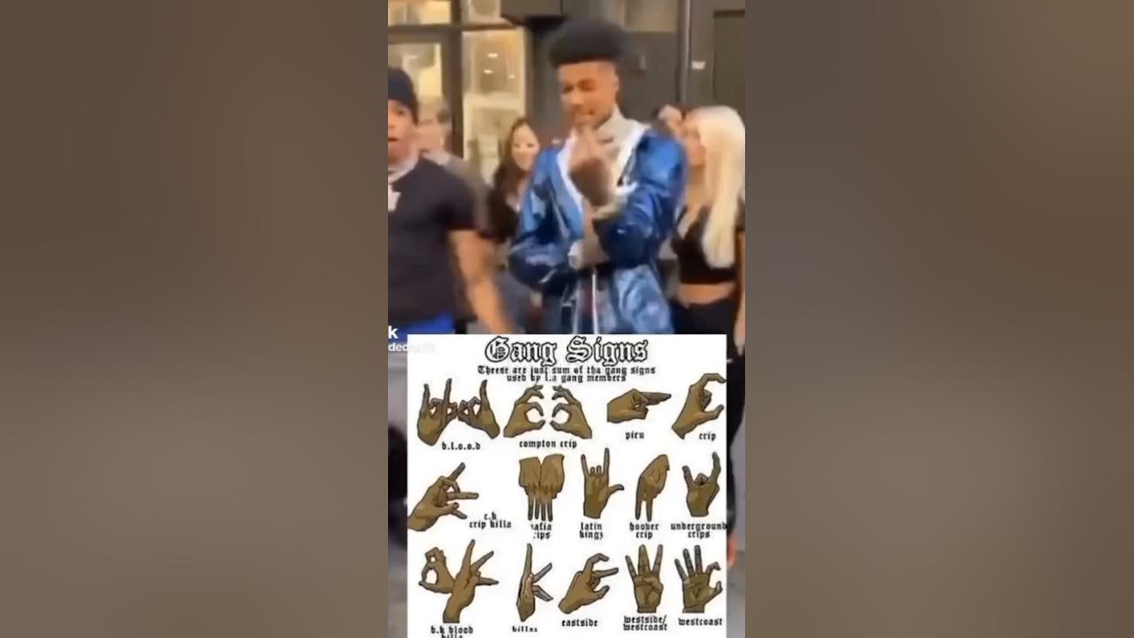 crip gang sign tutorial♿♿♿♿ YouTube