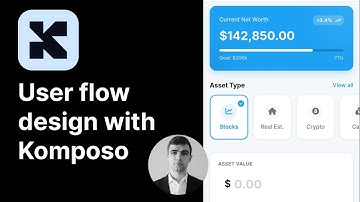 Create an entire user flow with Komposo AI