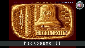 Microdemo II by EGR General Programming, 1987 | Atari 8 bit Demo