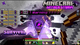 Wither Storm Add-on ,Survival test[MCPE-MCBE]Wither Storm In Minecraft,EnderFoxBoy MC🦊!!!