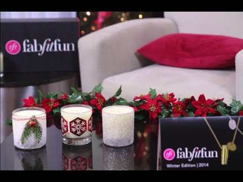 beauty box solidario Holiday Candle DIY