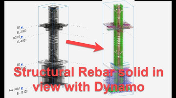 Structural Rebar solid in view with Dynamo