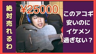 ARIAのアコギがカッコよすぎる！見た目だけで選んで良いギター[ARIA FET-F2、エレアコ、激安]