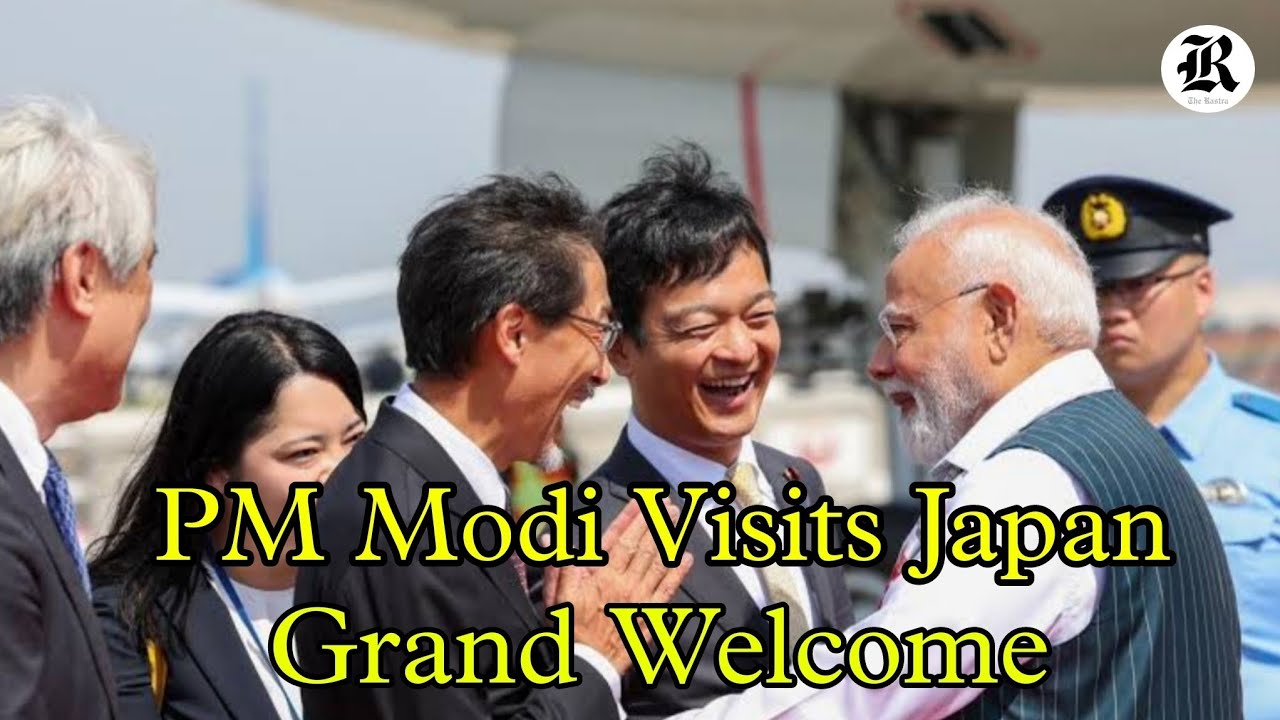 PM Modi Visits Japan, arrives a  warm welcome in Tokyo and travels with Japanese PM #pmmodi #japan