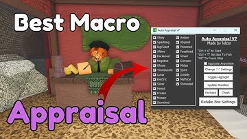 How to AFK Auto Appraise MACRO in Fisch | Best Macro Appraiser In Fisch | Roblox