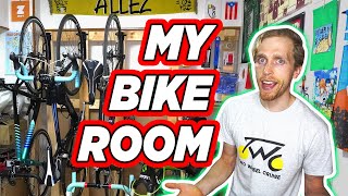 My Japanese Apartment Bike Room Tour w/ DIY Bike Rack