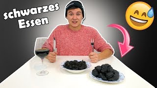 100% SCHWARZES ESSEN KOCHEN? (ULTRA EKLIG)