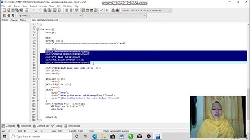 Program c++ seleksi,perulangan,fungsi,array