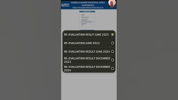 IGNOU Re-evaluation Result Jun 2025 Activate #ignoureevaluation #result2025