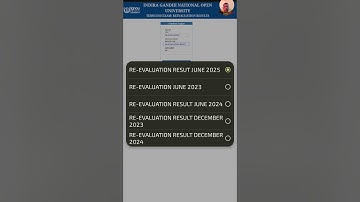 IGNOU Re-evaluation Result Jun 2025 Activate #ignoureevaluation #result2025