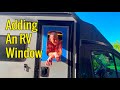 Not That Hard!  Adding a New Double Pane Window to Our RV&#39;s Door