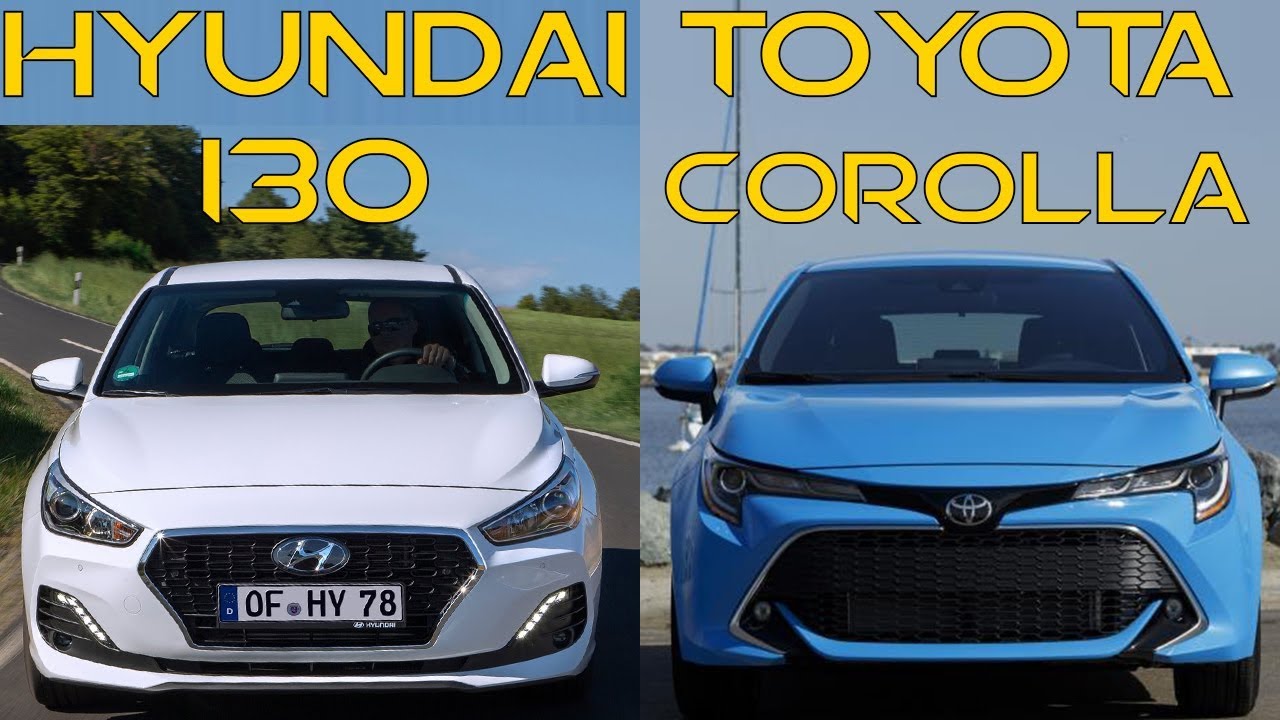2019 Hyundai i30 vs 2019 Toyota Corolla - YouTube