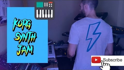 Korg Synth Jam #korgwavestate #korgnts1 #korgvolcadrum #korgkrome #synthwave #dawless #retrowave