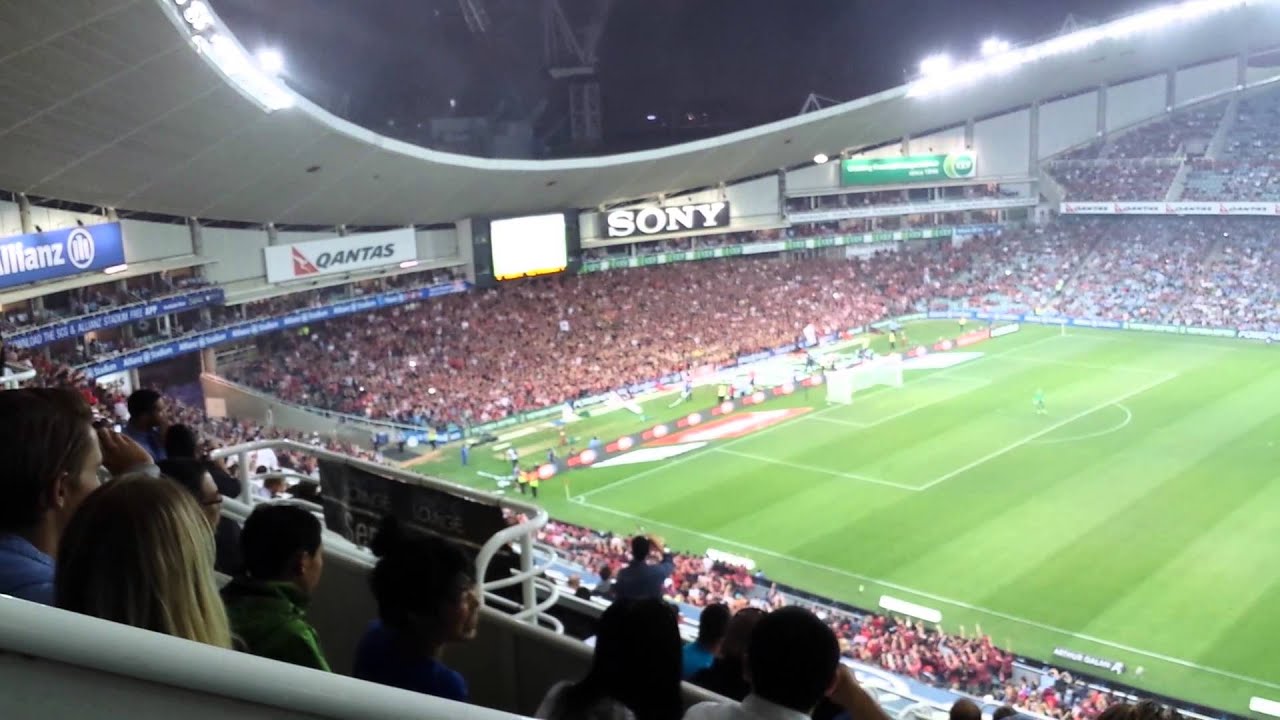 WsW fans light stadium on fire YouTube