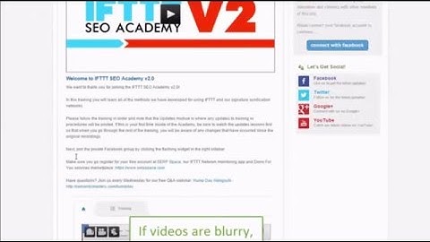 IFTTT SEO ACADEMY 2.0 Review