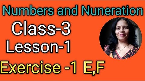 Class-3,lesson-1#numbersandnumeration#Exercise-E,F#maths#mittsure complete exercise by Mukesh soni