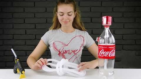 Pretty Girl Shows How to Make Hookah out of Coca Cola Bottle