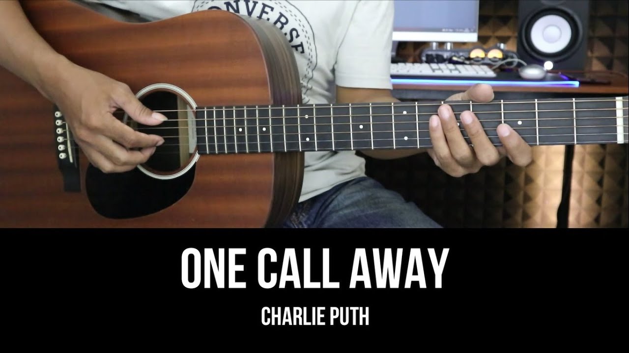 One Call Away - Charlie Puth | EASY Guitar Tutorial with Chords / Lyrics