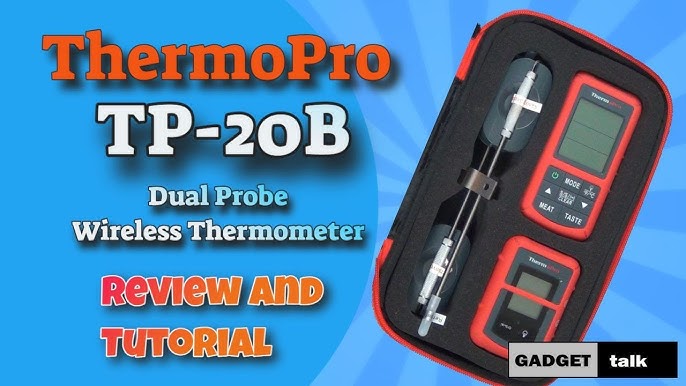 ThermoPro TP27 500FT Long Range Wireless Meat Smoker Thermometer