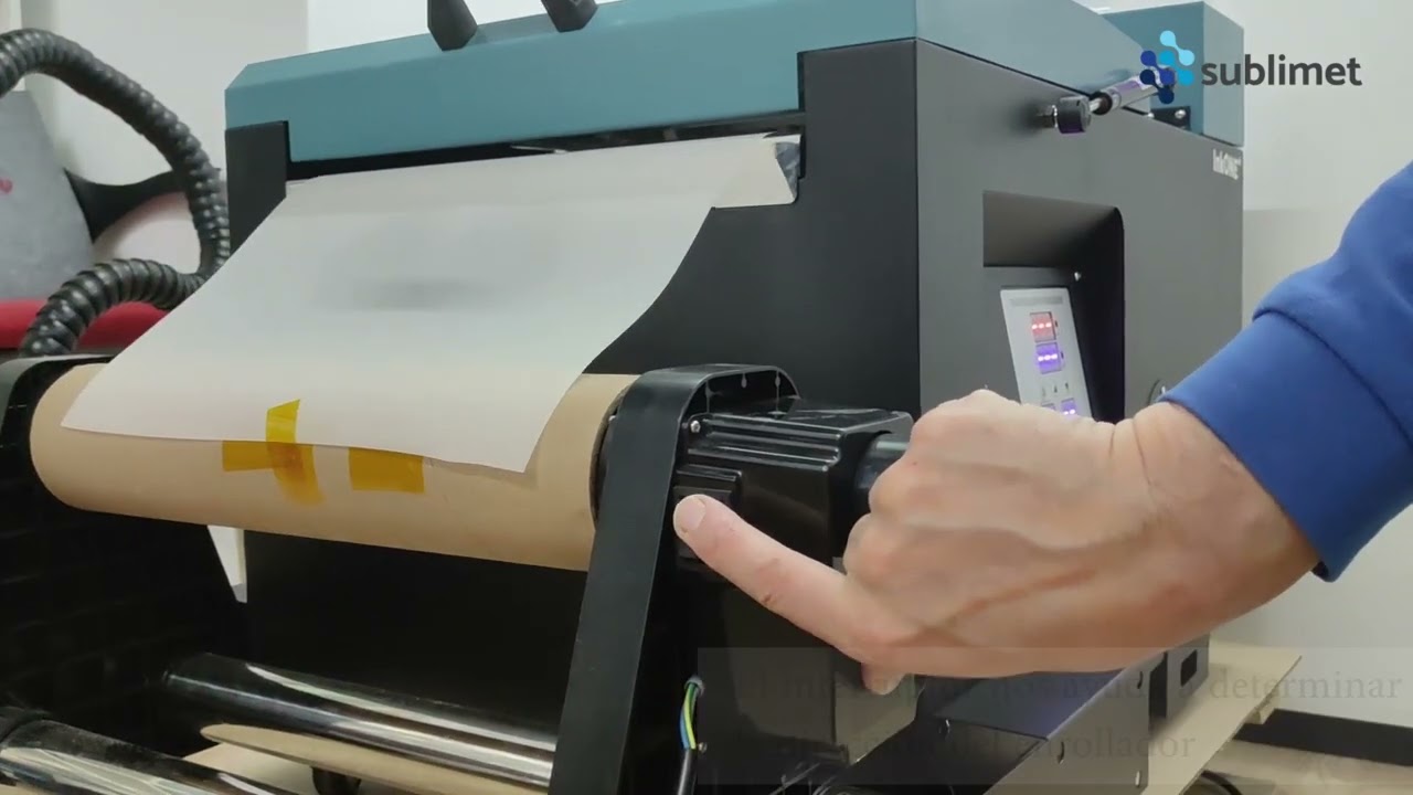 Puesta en marcha del horno y aplicador automático DTF 33 cm InkOne K-901