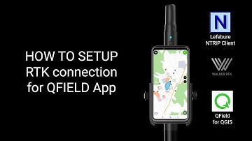 How to setup RTK connection for QField application