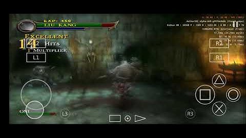 Mortal Kombat Shaolin Monks PS2 EMULATOR AetherSx2 poco X3 pro snapdragon 860