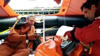 The Interior and Contents of a SOLAS A Life Raft