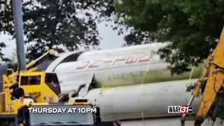 What brought down Alabama's rest stop Saturn IB rocket?