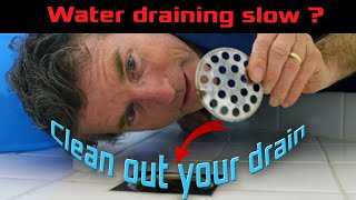 Unclogging Your Shower Drain is Easy!