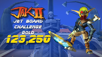 Jak II:  Gold on the Jetboard Challenge