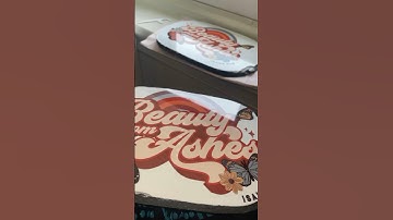 Sublimation on rock slate