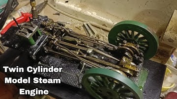 Scratch Built Twin Cylinder Model Steam Engine