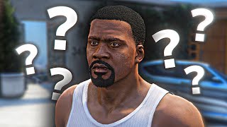 The entire GTA 5 story but Franklin has schizophrenia