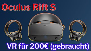 Oculus Rift S für 200 Euro VR Virtual Reality Deutsch (BeatSaber und SuperHot VR) (gebraucht) uJail