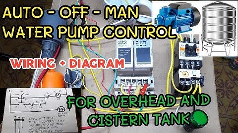 Automatic Water Pump Control with Float switch and Floatless Relay for Cistern and Overhead Tank
