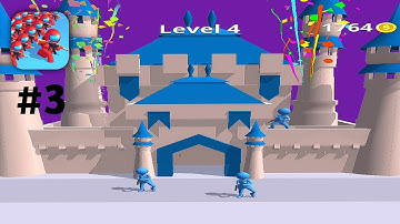 Gun Clash 3D - All Levels Gameplay Android, iOS | Part 3 New Update Levels 4-5