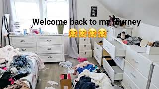 Disaster Bedroom Cleaning...#depression #anxiety
