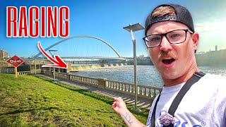 Unexpected Catch From This RAGING DOWNTOWN SPILLWAY!!! (How Did They Get Here?)