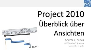 Project 2010 - Grundkurs - Überblick über Ansichten