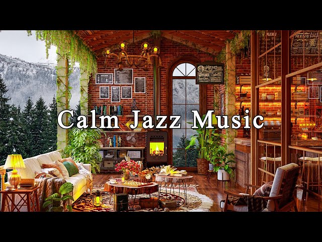 Calm Jazz Music at Cozy Coffee Shop Ambience for Study, Work, Focus☕Relaxing Jazz Instrumental Music class=