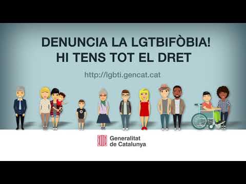 Denuncia la LGTBIfòbia! Hi tens tot el dret.