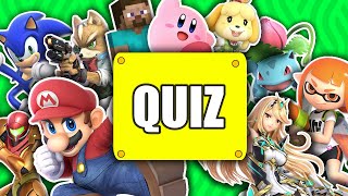 ¿QUIÉN SABE MÁS en el SUPER SMASH BROS. QUIZ?