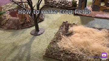 How to make crop fields for wargaming
