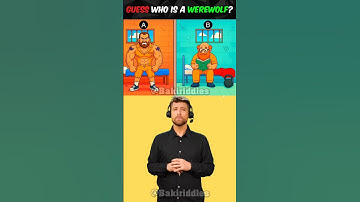 Guess Who is a werewolf? #logicpuzzles #brainteasers #viralshorts #viral #short