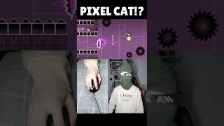 Geometry Dash: Pixel Cat!! Xd #Geometrydashmemes